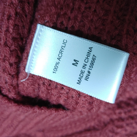 Ally Mae Cardigan & Tank Sweater Set Burgundy M - Picture 14 of 17